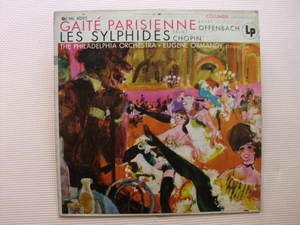 ＊【LP】ユージン・オーマンディ指揮／GAITE PARISIENNE、LES SYLPHIDES（ML4895）（輸入盤）