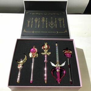 29 中古品 バンダイ 美少女戦士セーラームーン 25th Anniversary スティック ＆ ロッド MOON PRISM EDITION (80)