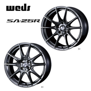 送料無料 ウェッズ WedsSport SA-25R 7.5J-18 +45 5H-100 (18インチ) 5H100 7.5J+45【2本セット 新品】