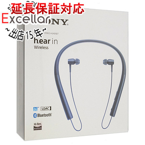 【新品(箱きず・やぶれ)】 SONY ヘッドセット h.ear in Wireless MDR-EX750BT (B) [管理:1100033433]