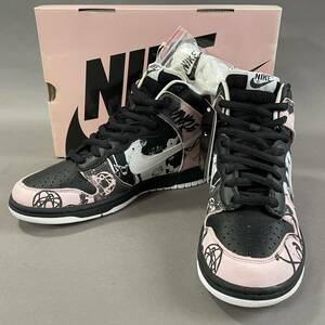 MS1064 未使用 NIKE ナイキ DUNK HIGH PRO SB ダンクハイプロ UNKLE アンクル 305050 013 28cm タグ・紐・箱付き (検)MO