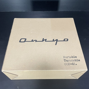 【新品未開封品/稀少】ONKYO オンキョー OCP-01 ポータブル ターンテーブル Portable Turn table ソニックブルー Sonic Blue