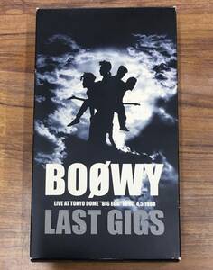 VHS ビデオ BOOWY - LAST GIGS TOVF-1374 …h-2610 ボウイ ボーイ 氷室京介 布袋寅泰 松井常松 高橋まこと