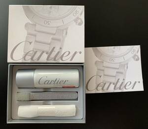 【新品未使用】カルティエ Cartier シルバー×アイボリー ジュエリークリーナーセット ブレスレットクリーナー