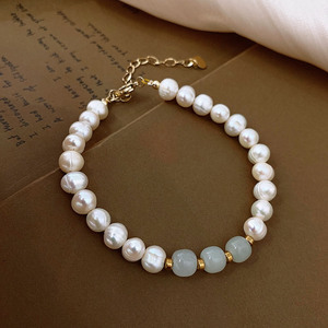 本真珠 ブレスレット 淡水パール 淡水珍珠 真珠のブレスレット 腕輪 高級感 正規品 超綺麗 プレゼント 誕生日 祝日 東洋 人気商品 本物ZS94