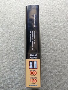 【新品、未使用】ポケットアルバム　360枚　黒台紙