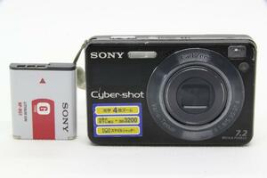 【C2044】SONY Cyber-Shot DSC-W120 ソニー サイバーショット ブラック
