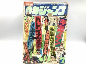 別冊　少年ジャンプ 1973年　7月号 昭和48年 マジンガーZ ハレンチ学園 柳沢きみお 赤塚不二夫自伝 瀬川ミキ 諸我卓 長嶋茂雄物語