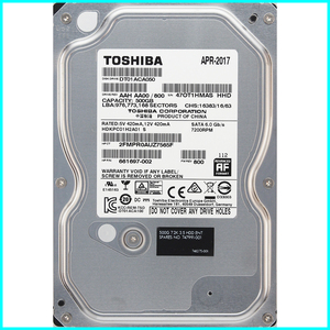 TOSHIBA DT01ACA050 HP P/N 661697-002 3.5インチ SATA600 500GB 472回 12079時間