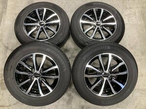 □6098 バリ山 2020年製 ヨコハマ AE01F 175/70R14 evance アクア ヤリス ヴィッツ フィット 等 14インチ 5.5J +43 4穴 100 アルミホイール