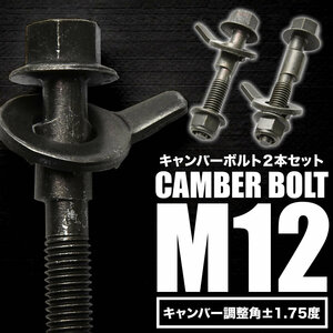 キャンバーボルト 12mm 2本 キャンバー調整 ±1.75度 M12 Z15A Z16A GTO フロント