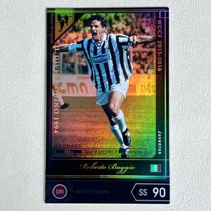 ♪♪WCCF 15-16 HOLE ロベルト・バッジョ ユベントス Roberto Baggio Juventus FOOTISTA版 変換カード ♪三点落札で普通郵便送料無料♪