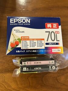 【未使用】エプソン IC6CL70L 純正6色＋2色★期限たっぷりあります★さくらんぼ インク