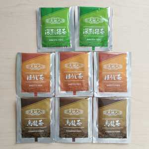 即決！送料94円 UCC 天地人 ティーバッグ 8個セット 煎茶/ほうじ茶/烏龍茶 お茶 ティーパック