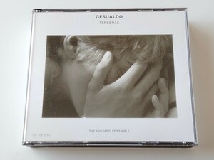 【91年独盤】THE HILLIARD ENSEMBLE / GESUALDO / Tenebrae 2CD ECM NEW SERIES ECM1422/23 843 867-2 ヒリヤード・アンサンブル,現代音楽