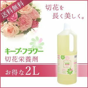 送料無料 キープ・フラワー 切花栄養剤 2L