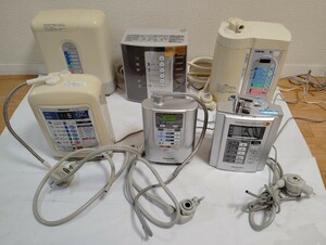 アルカリイオン整水器浄水器6台まとめトリムイオンTRIMION TI-8000TOTO　TEK513型FUJIIRYOKI トレビFW-107National PJ-A56Panasonic TK72