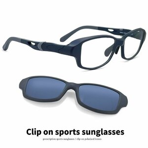 新品 スポーツサングラス クリップオン 偏光 レンズ 10161-8 スポーツ メガネ 偏光サングラス