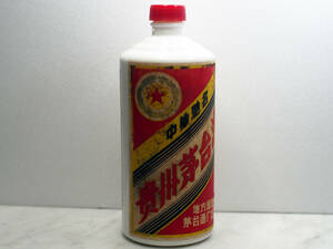 中国古酒 茅台酒 マオタイ酒 星麦ラベル　1985年（昭和60年） 約1066g　箱付き 