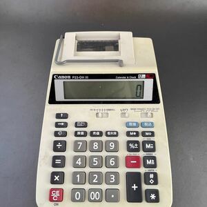 「S33_14K」CANON キャノン　P23-DH III 電卓　レトロ　ジャンク電卓動作OK 計算機 印字未チェック