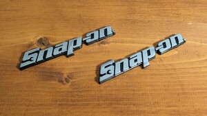 2枚組 スナップオン snap-on エンブレム (両面テープ ビスドメ可能)おてがる配送無料匿名