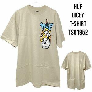 HUF ハフ ダイシー ダイス Tシャツ TS01952 Clay Lサイズ