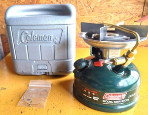 小火力調整ワイヤー組込み済 メンテナンス調整品 Coleman コールマン U.S.A. 1993年12月打刻 508 シングルバーナー