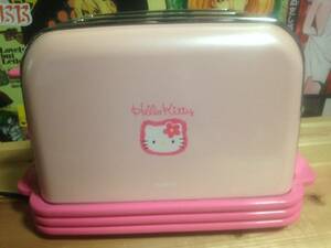 SANYO サンヨー自動トースター SK-KT11 ハローキティ 100V 620Wトースト Hello Kitty　ハローキティ ピンク 動作OK秋葉原直接受渡し可能