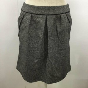 UNTITLED 2 アンタイトル スカート ミニスカート バックジップスカート Skirt Mini Skirt Short Skirt 灰 / グレー / 10021472