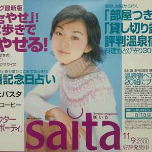 D8C 本上まなみ saita 2000 中吊り広告 ポスター B3サイズ