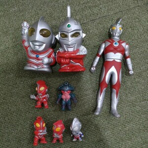 当時物 1998年　ウルトラマン　フィギュアセット　ウルトラマンジャック　セブン　エース　ゼアス　ティガ　　非売品　アミューズメント　