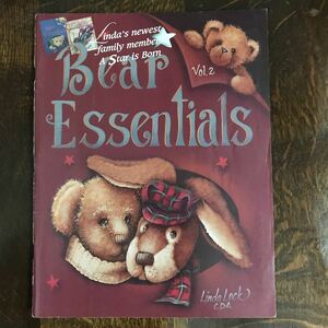 トールペイント 洋書　型紙2枚付き　bear essenlials vol,2 Linda Lock　[aaa44]