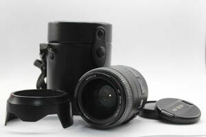 【美品 返品保証】 ミノルタ Minolta AF 35mm F1.4 フード、前後キャップ付き レンズ s1126