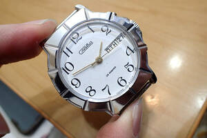 時計店在庫 ソ連製 ◆ デイトクイックチェンジ機能付き 変わりケース 手巻きアンティーク腕時計