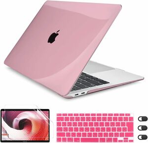 CISSOOK MacBook Air 13 ケース ピンク 透明 2020 2021 新型 MacBook Air 13 インチ