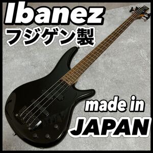 Ibanez アイバニーズ エレキベース フジゲン japan 日本 製SDGR 黒　bass かっこいい FUJIGEN