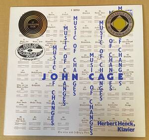 LP JOHN CAGE Music of Changes wergo ジョン・ケージ