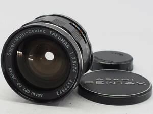 ★特上品★ ペンタックス PENTAX Super-Multi-Coated TAKUMAR 24ｍｍ Ｆ3.5 M42 ★前後キャップ付き ＃Ａ344