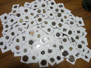 ②大量古銭　近代銭メイン　３００枚まとめて　５０銭・１０銭・５銭・２銭・１銭・半銭等　銅貨・白銅貨等