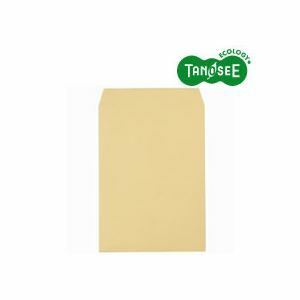 【新品】TANOSEE R40クラフト封筒 角2 85g/m2 業務用パック 1箱(500枚)