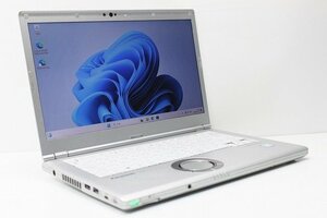 1円スタート ノートパソコン Windows11 Panasonic レッツノート CF-LV7 第8世代 Core i5 SSD256GB メモリ8GB Windows10 14インチ カメラ