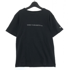 【中古】Yohji Yamamoto Pour Homme×NEW ERA Tシャツ ブラック サイズM ヨウジヤマモトプールオム × ニューエラ[240017577231]