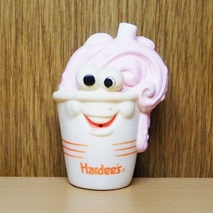 ハーディーズ　Hardee’s　ソフトクリーム　シェイク　フィギュア　ソフビ　1990　アメトイ　ミールトイ　アドバタイジング　フードトイ