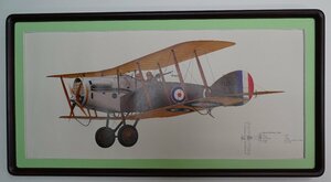 ・品名：飛行機（セスナ機）・ブリストル（Bristol　E2B）・イギリス（1912）・技法：複製　NO-2-R5-2-2-25.8-