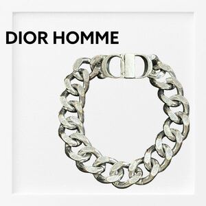 DIOR HOMME ディオールオム CD ICON CDアイコン チェーンリンク ブレスレット