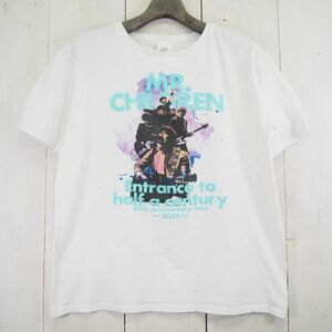 ミスターチルドレン MR.CHILDREN 30THアニバーサリーツアー2022半世紀へのエントランス ライブTシャツ*ツアーグッズ(L)ホワイト