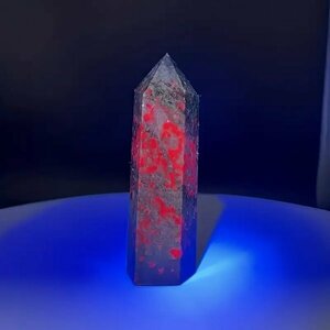 天然赤サファイアの結晶柱 8～10cm １個　　鉱物　天然石　原石　ルース パワーストーン　　　02