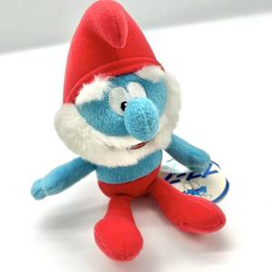 レア 廃盤 タグ付 2010 SMURF スマーフ ぬいぐるみ パパスマーフ 平成 レトロ コレクション 人形 おもちゃ エスケイ プライズ 非売品