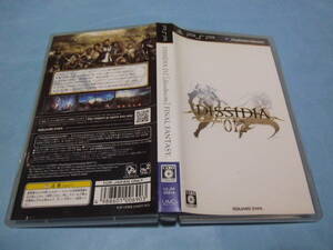 ☆PSP＿＿DISSIDIA012〔duodecim］ FINAL FANTASY＿＿＿