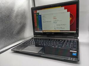 送料無料【クアッドコア第4世代i7+高速SSD512GB+フルHDタッチ液晶】LL850/R Corei7-4700MQ/メモリ8GB/Win10/Office/カメラ/Blu-ray